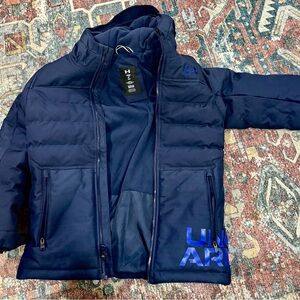 Boys Under Armour Dark Blue Insulated Jacket
